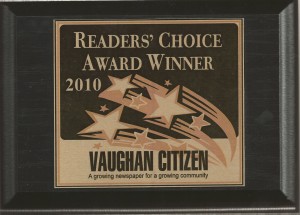 vaughan citizen award